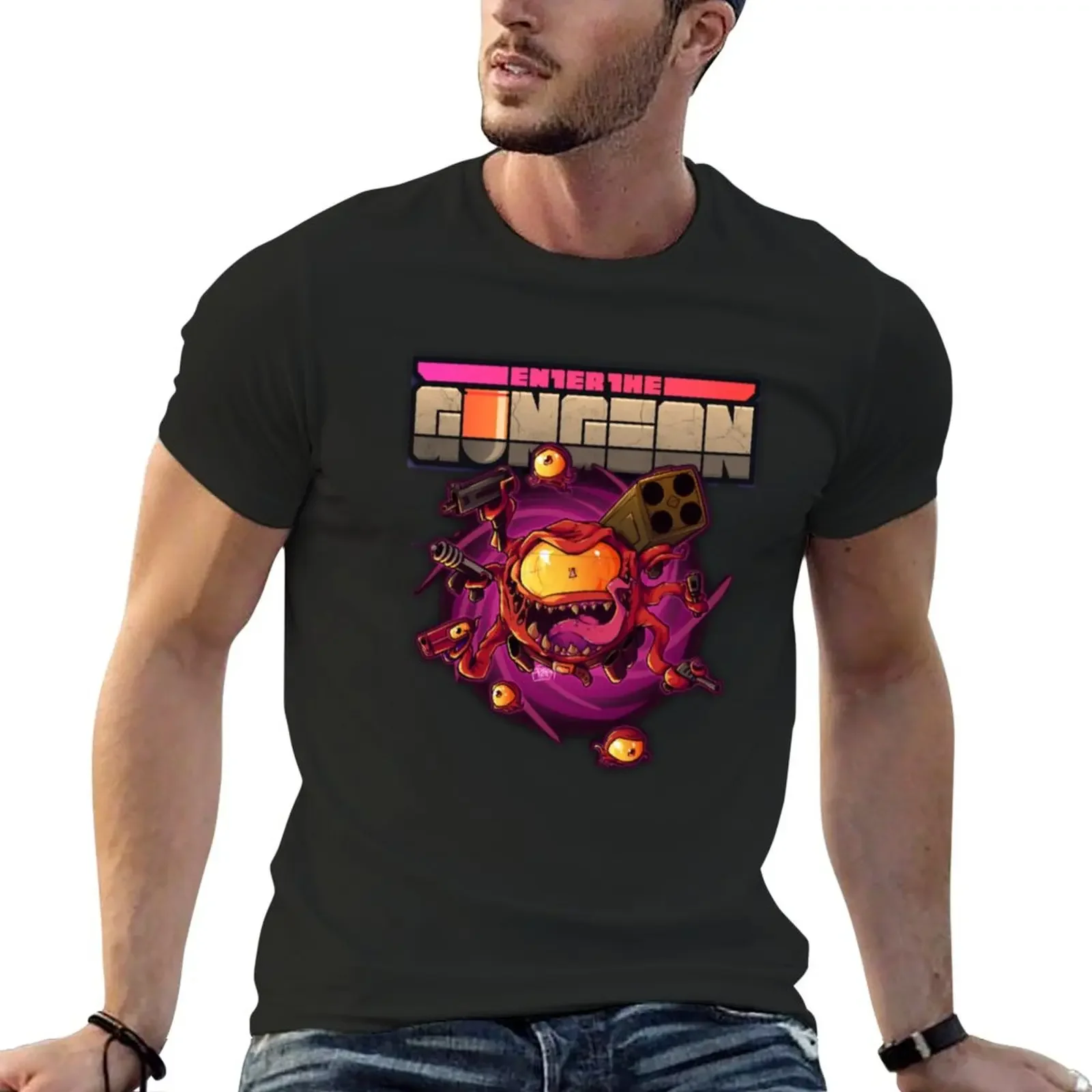 New ENTER THE GUNGEON ARTWORK T-Shirt plus sizes customs vintage anime shirt mens graphic t-shirts funny