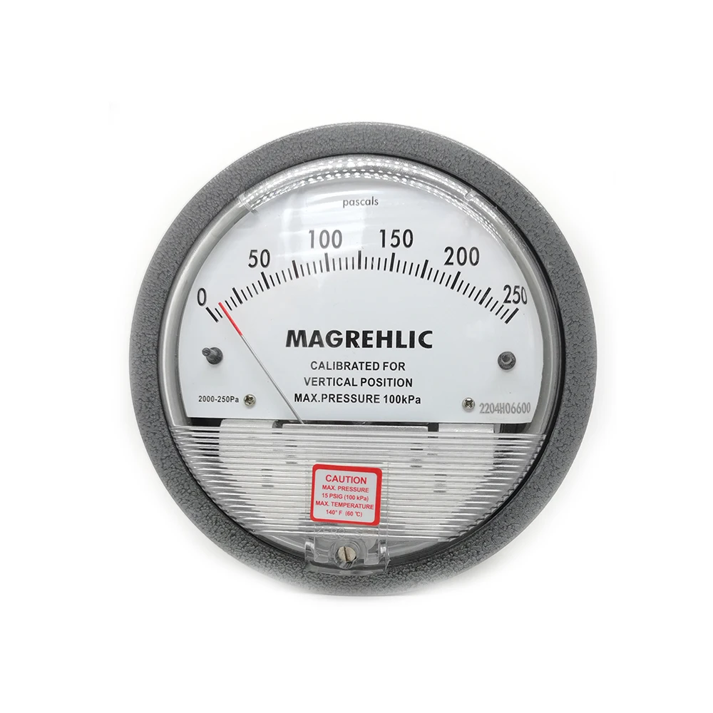 Range 0-60PA~0-30KPA TE2000 Micro Differential Pressure Gauge High Precision Air Differential Vacuum Manometer Micro Measuring