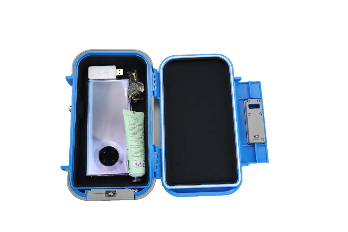 Large capacity waterproof portable safe case, combination lock, key box.