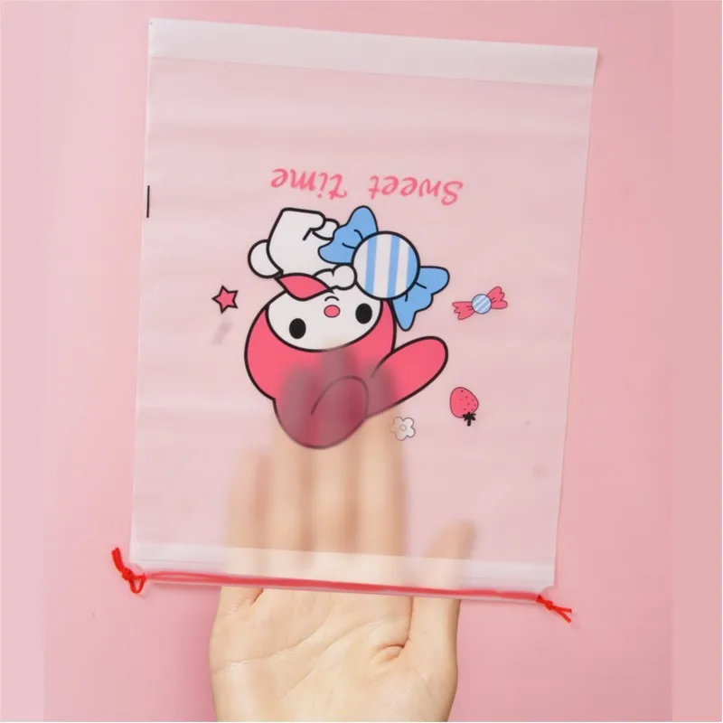 4pcs/set Sanrio Storage Bag Cute Kuromi Home Closet Organizer Travel Portable Bag Waterproof Pocket Clothing Classified Draw Bag image 5
