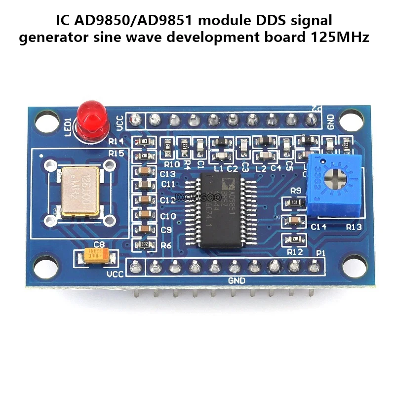 Сигнал/AD9851/плата DDS 5 для с генератором 40 МГц, двухчастотный выход AD9850, 1 разработка, волны синусоидального квадрата и до 10 шт. Сигнал/AD9851/плата DDS 5 для с генератором 40 МГц, двухчастотный выход AD9850, 1 разработка, волны синусоидального квадрата и до 10 шт.