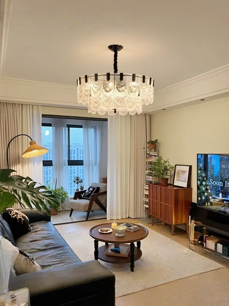 الحديثة الفرنسية نمط Led كريستال الثريا ديكور المنزل غرفة المعيشة غرفة نوم غرفة الطعام المطبخ أضواء الثريا تركيبات