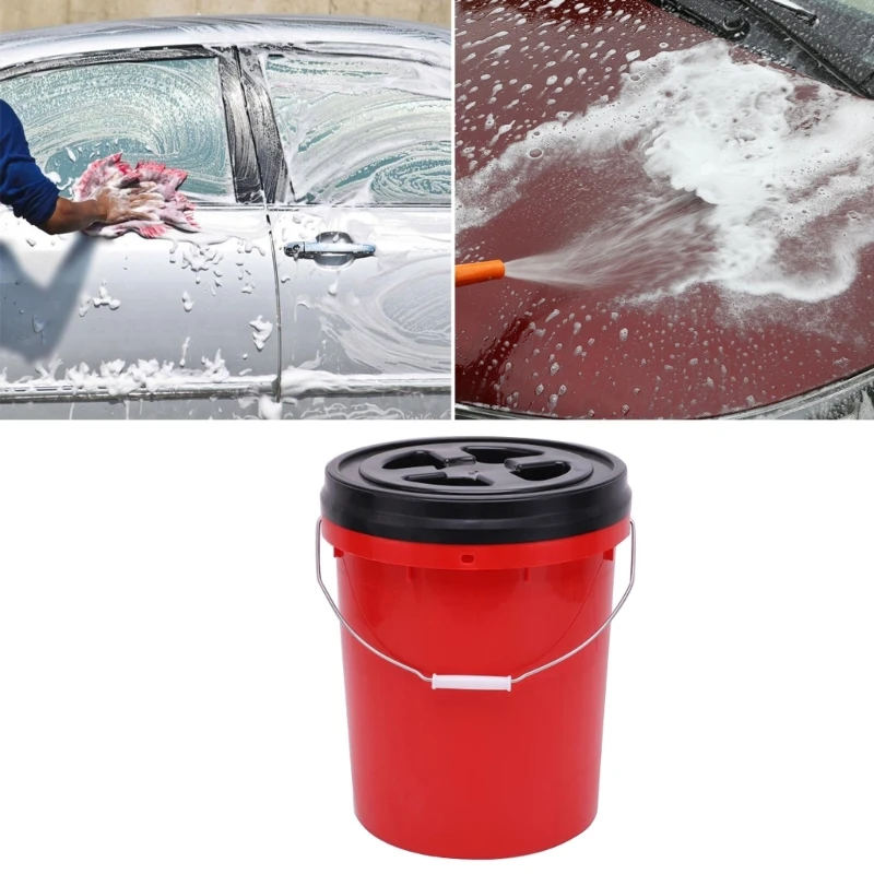 Multipurpose Mobile Car Wash Bucket Car Detailing Tool Removable Car Wash Bucket Essential for CarCares & Organization