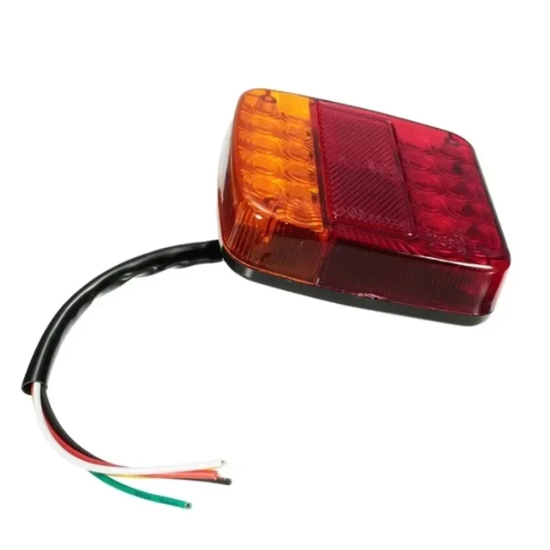 12V Trailer Truck LED Tail Light, 20-SMD Brake Stop Turn Signal Indicator Lamp, Waterproof for RV Van Bus