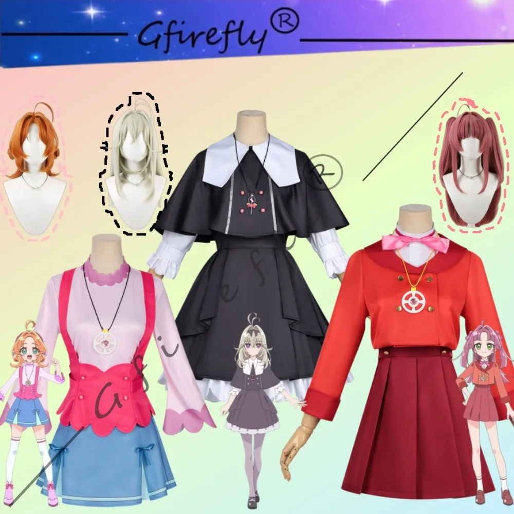 

Star Detective Precure Mori Aruruka Kobayashi Mirai Akechi Anna Cosplay Costume Cute Dress Accessories Halloween Stage Outfit
