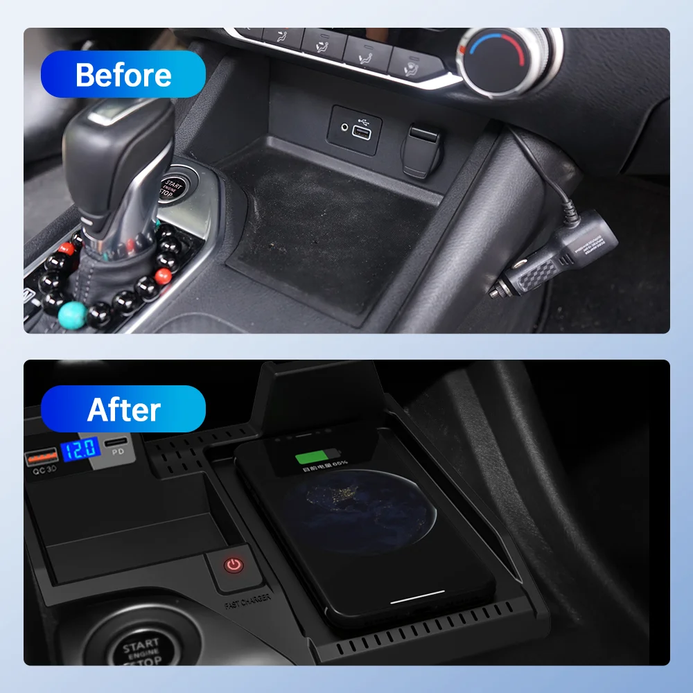 15w carro carregador sem fio rápido carregador de telefone almofada de carregamento suporte do telefone para nissan sylphy sentra 2021-2023 lhd