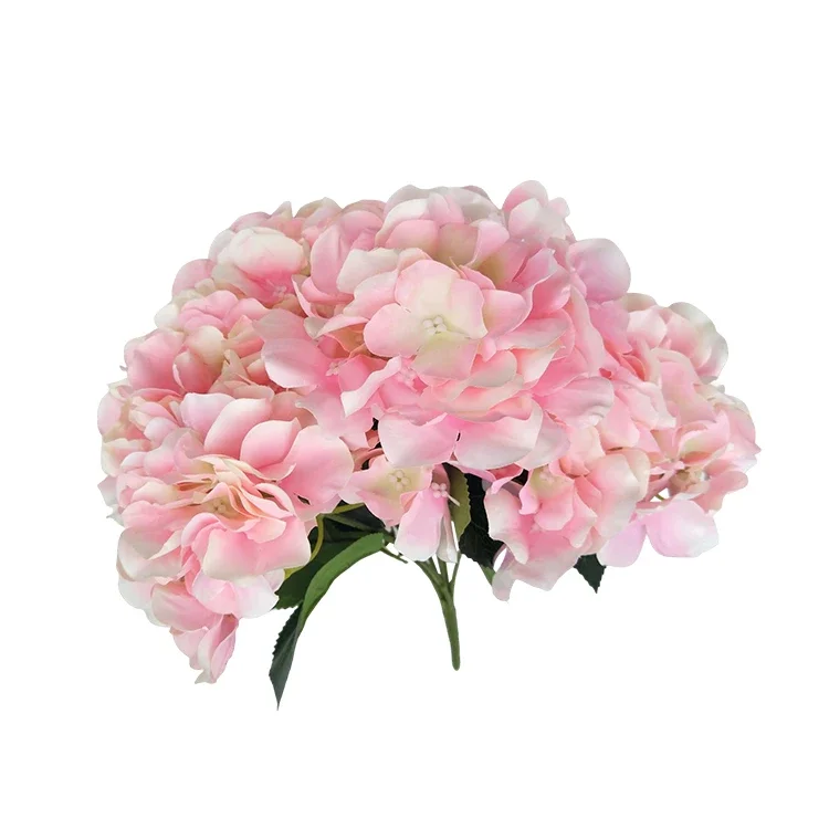 

Competitive Price Artificial Flower Valentines 6 Heads Hydrangea For Decoration