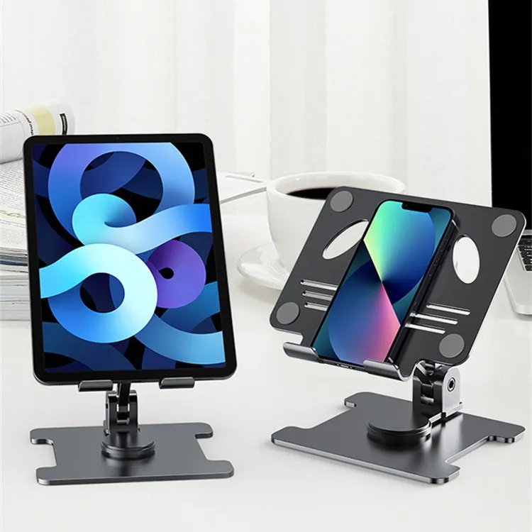 Adjustable Aluminum Alloy 360 Rotation Stand For Laptop Tablet PC
