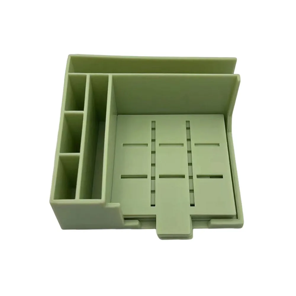 Sticky Note Storage Tools Sticky Note Holder Set Dispenser Line Drawing Template Sticky Pads Base with Five Templates