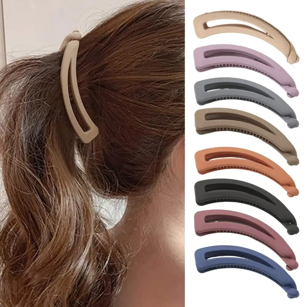 Pinza Para El Pelo De Cola De Caballo Para Mujer, Forma De Plátano, Pinza Para El Pelo De Plástico Para La Cabeza, Horquilla Simple Y Elegante, Accesorios Para La Cabeza, Horquilla Elegante — -33%, $0.22 Coupon, from $0.46 – 33% descuento – €0.46