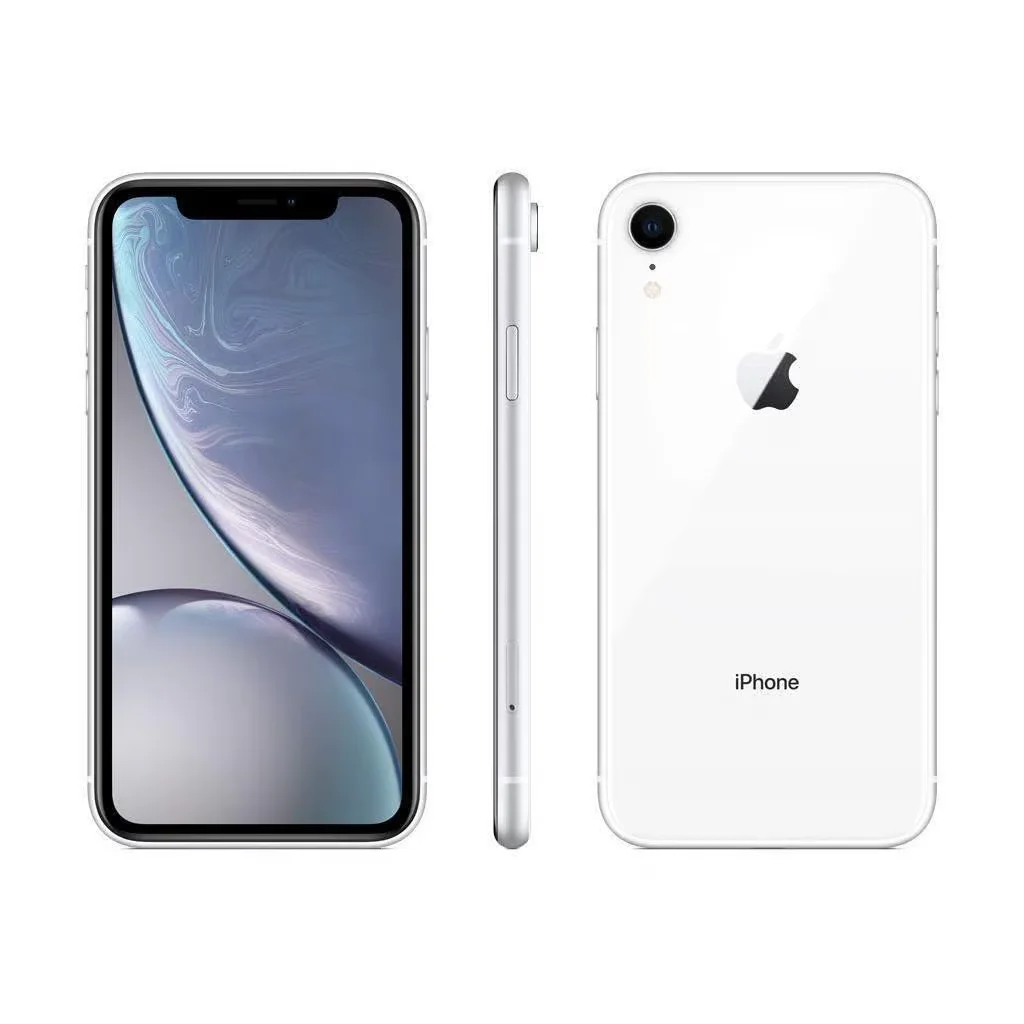 Оригинальный iPhone XR 96% новый смартфон с 3 ГБ ОЗУ, 64/128 ГБ ПЗУ A1984 A2106 Bionic 4G LTE Hexa Core iOS