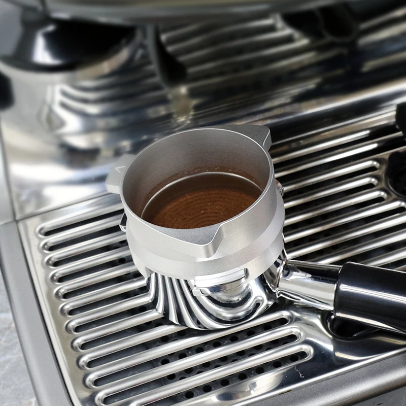 54mm Coffee Powder Receiving Dosing Ring Aluminum Alloy Loop Breville 8 Series Coffee Machines Funnels Accessories Barista Tools