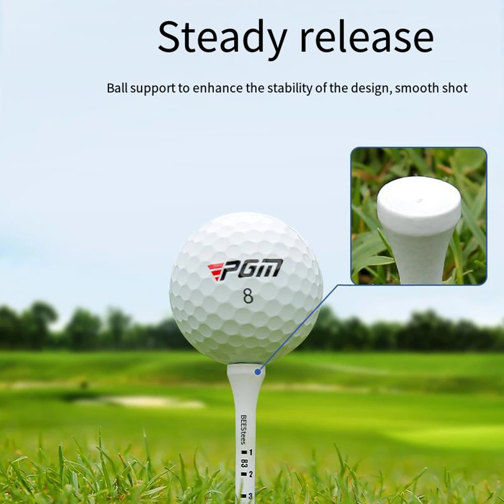 골프 나무 지지대, 53mm/69mm/83mm 인쇄된 눈금, 조절 가능한 깊이, 내구성, 훈련 보조 도구.