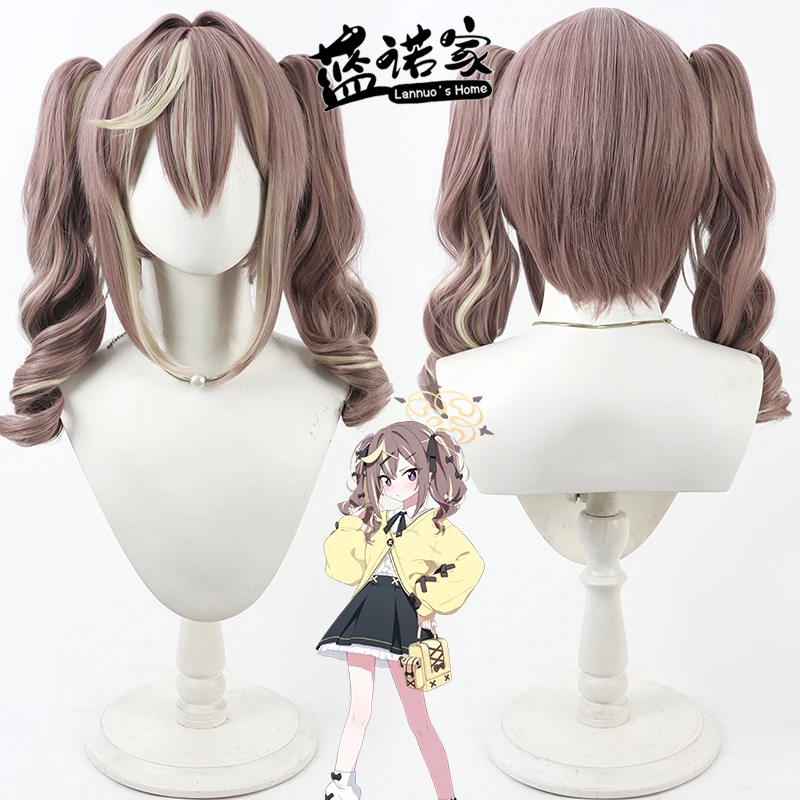 

Аниме Синий Архив Ренес Cos Косплей Парик Хэллоуин Карнавал Реквизит Для Вечеринки Синтетические Волосы Термостойкое Волокно + Кепка Для Парика