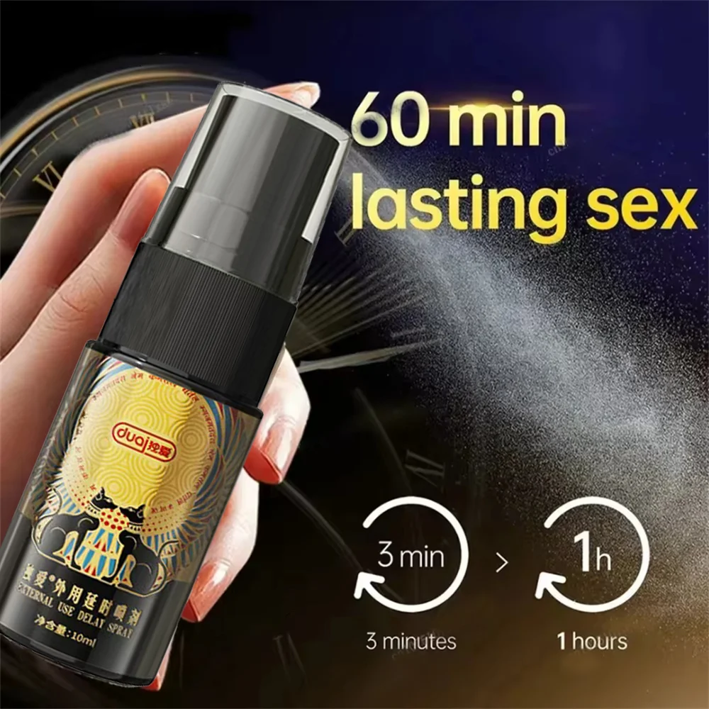 Men's delay time spray