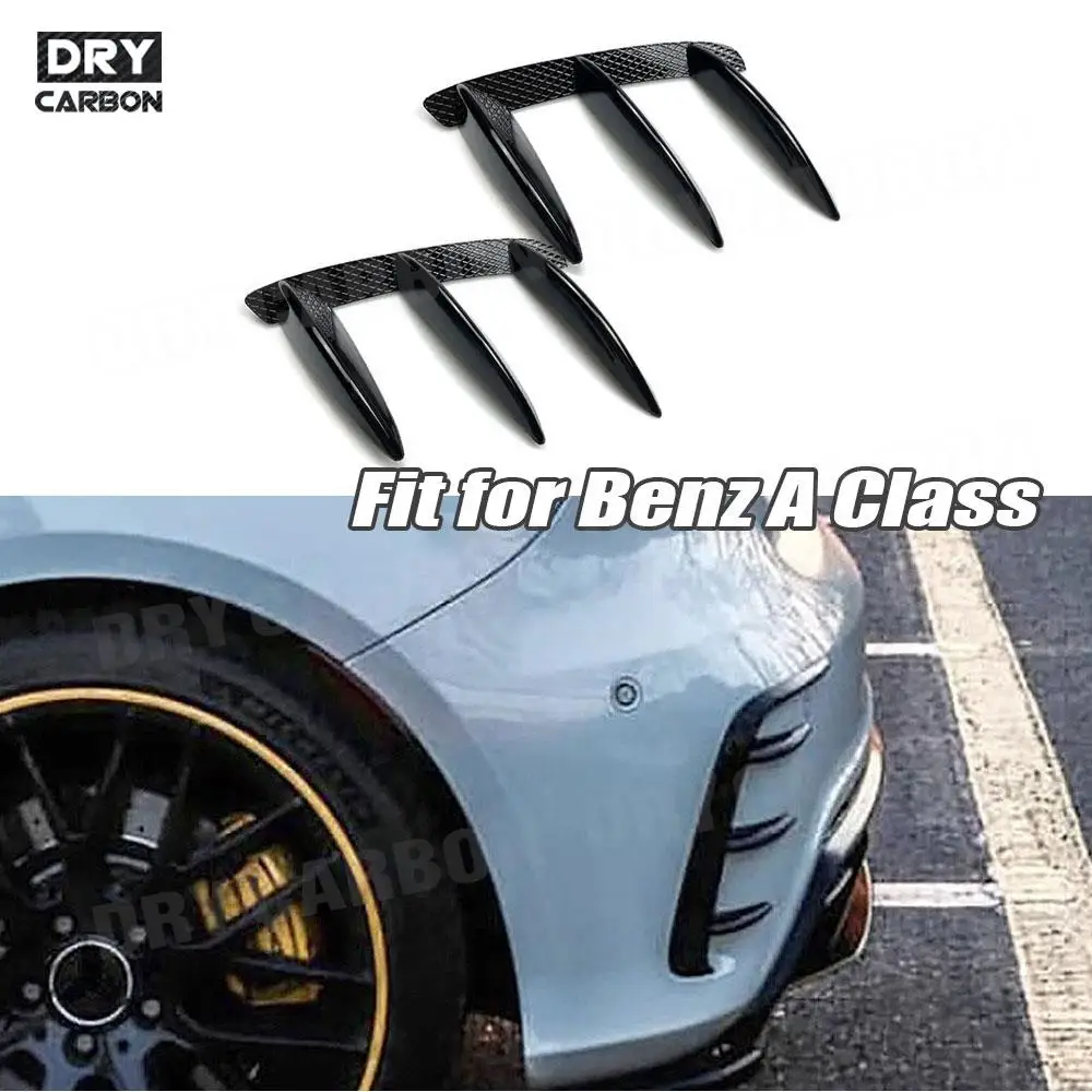 

Rear Bumper Spoiler Canards Trim Stickers Car Styling Bodykits for Mercedes Benz A Class W176 A200 A260 A45 AMG Sport 2013-2018