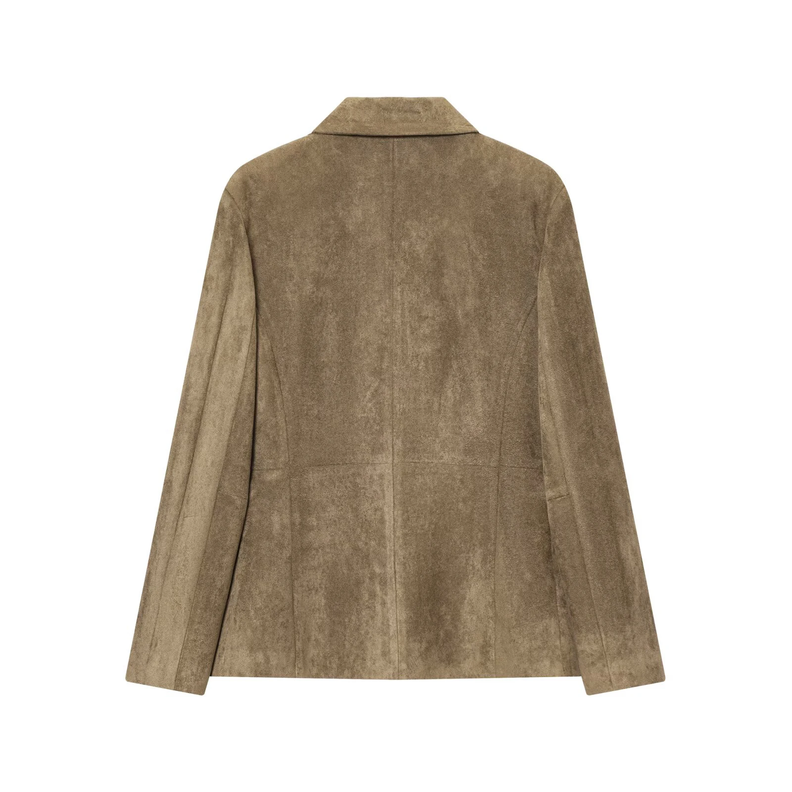 ملابس نسائية على الطراز الأوروبي والأمريكي، سترة بدلة تنحيف مزدوجة الصدر متعددة الاستخدامات بأكمام طويلة #2