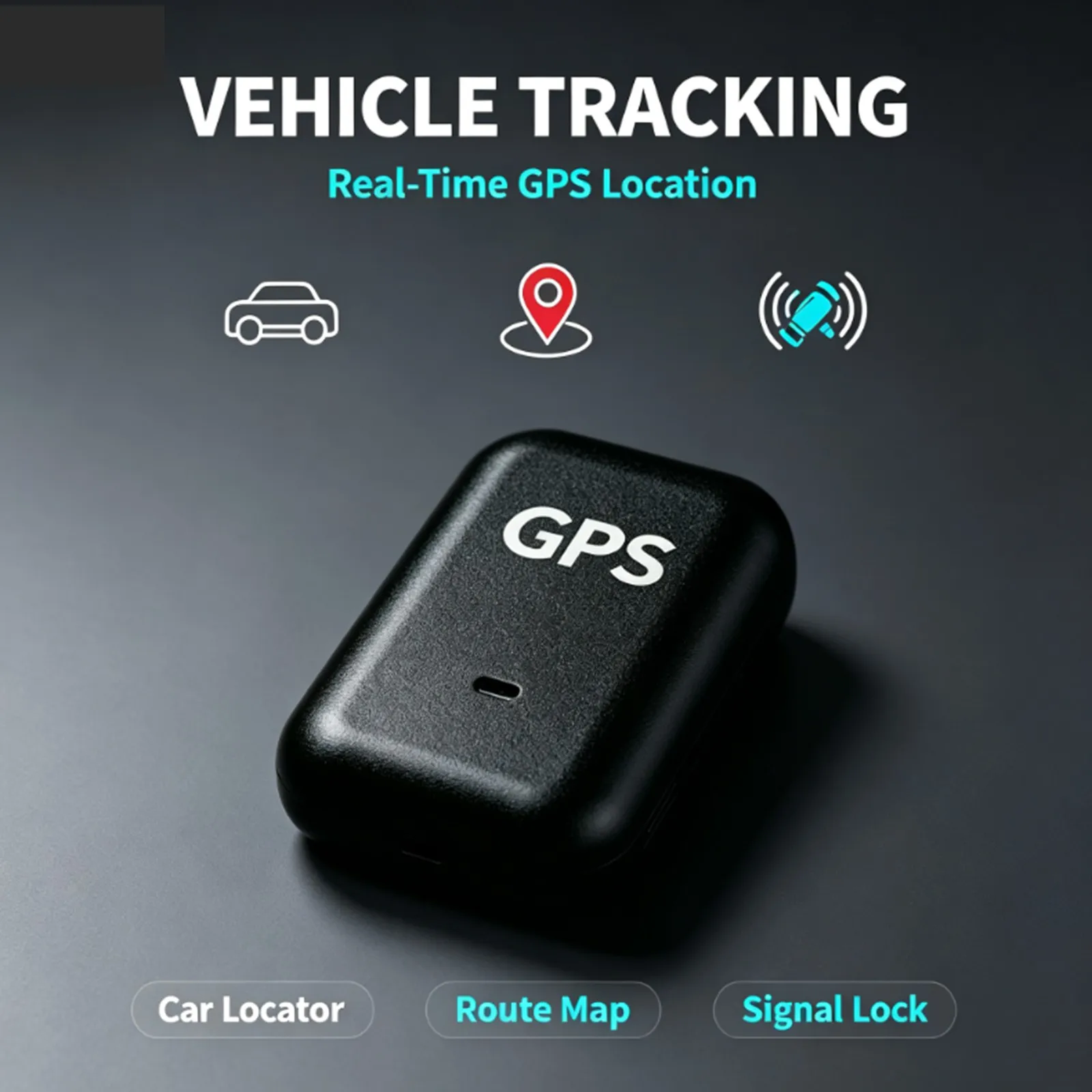 M6 Car GPS Tracker, Wireless No Installation, Strong Magnetic, Vehicle Locator, Remote Audio Monitoring, Anti-Loss Device