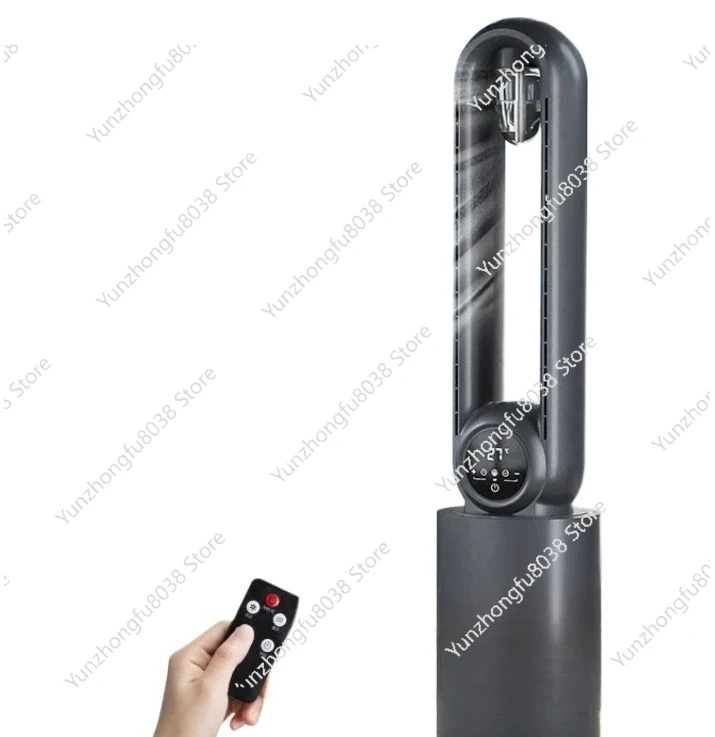 

220V Innovative Bladeless Cooling Fan Super Silent Household Stand Electric Air Cooler Heater