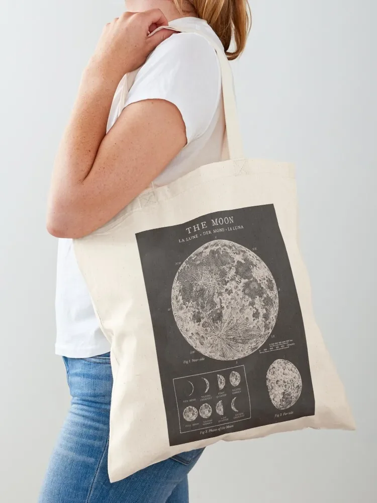 مراحل القمر حمل حقيبة حقائب اليد حقيبة القماش حمل حقيبة امرأة أكياس عربة التسوق