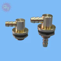 2pcs Copper Fuel Nozzle Outer Dia 14mm Metal Oiler Length 18.5/26.5mm Long Short Oil Nipple For RC Model Tank Accessories