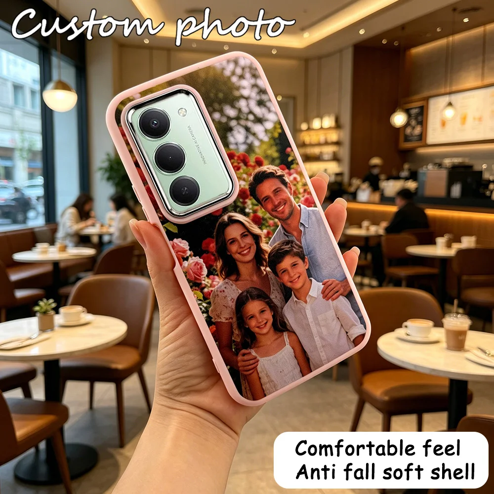 Customized Photo of Plated lens frame color phone case for Xiaomi Redmi A7pro/A5/A4/A3/A2/A1/Redmi 15/15c/14C&14R/13/12/11/10/9 view 3