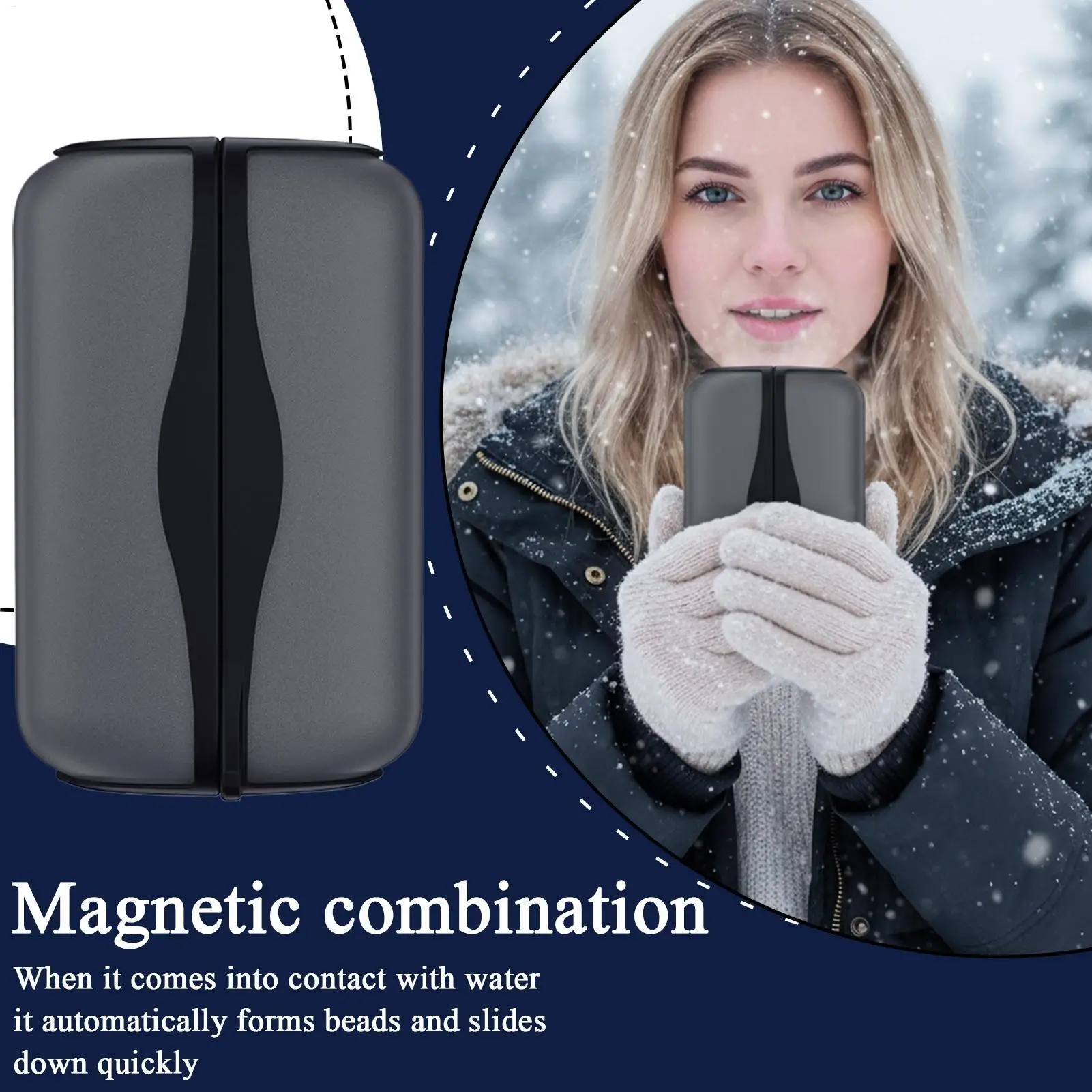 

Rechargeable Hand Warmers Winter Warming Supplies With LED Light 5200mAh Portable Heated Hand Warmer For Camping Golf Hiking