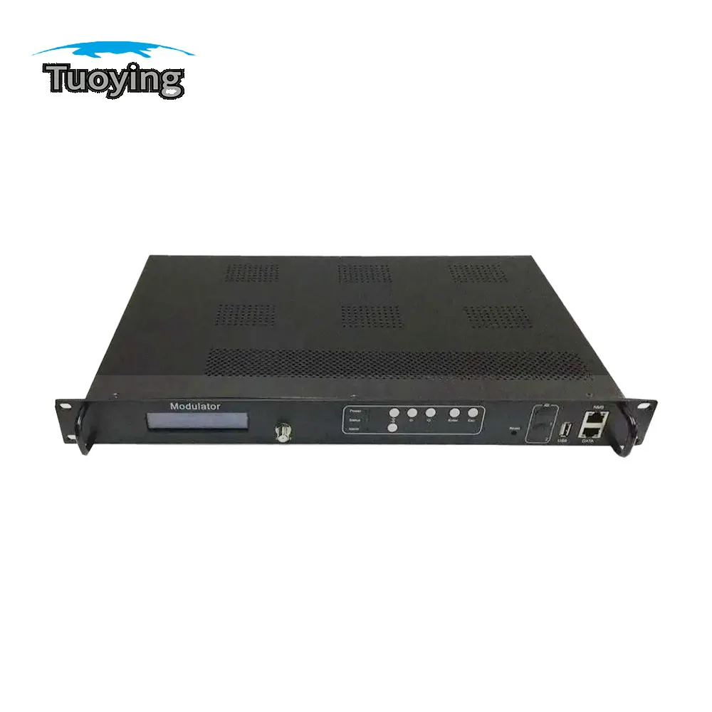 

H265 H264 Cable Front End Equipment Digital TV Encoder Modulator 8 Channel HDMI to RF ISDB-T DVB-T ATSC DVB-C