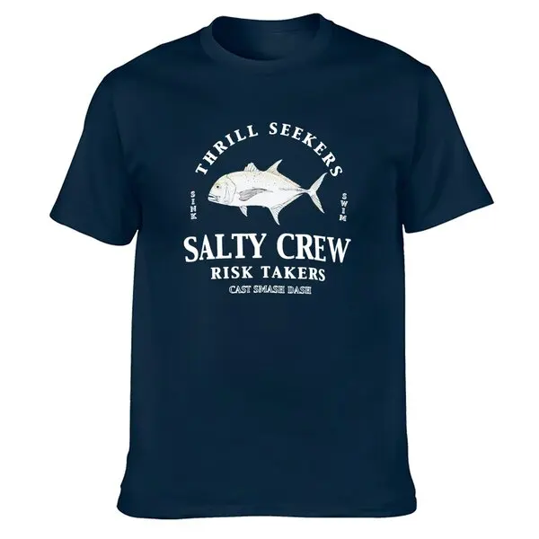 Men\'s T-shirt Salty GT Standard Black crew neck