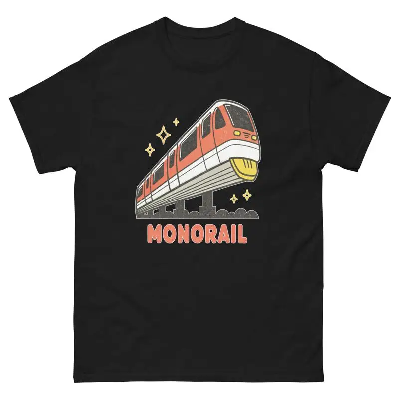 

Monorail Transportation Vehicle Illustration T Shirt