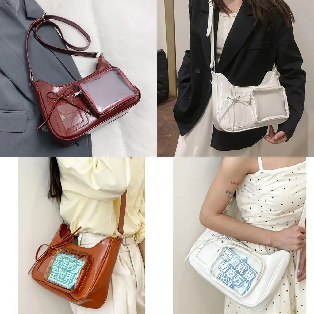 

X90D Модная женская сумка через плечо в стиле аниме из искусственной кожи для ежедневных поездок на работу