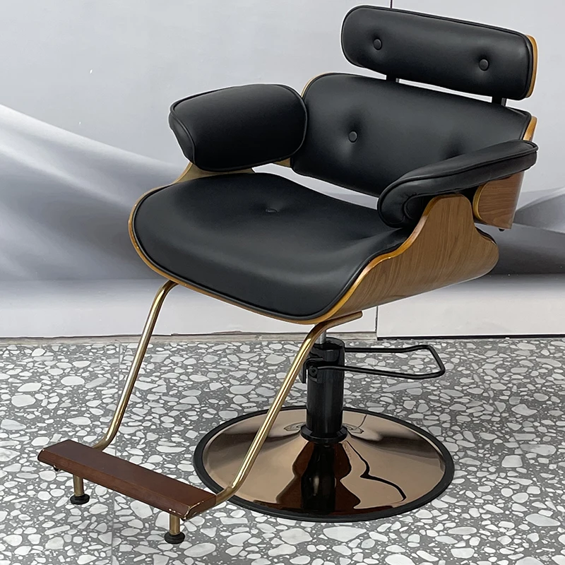 Hairdressing Hydraulic Facial Chair Salon Swivel Makeup Adjustable Chair Tattoo Men Styling Cadeira De Manicure Beauty Furniture