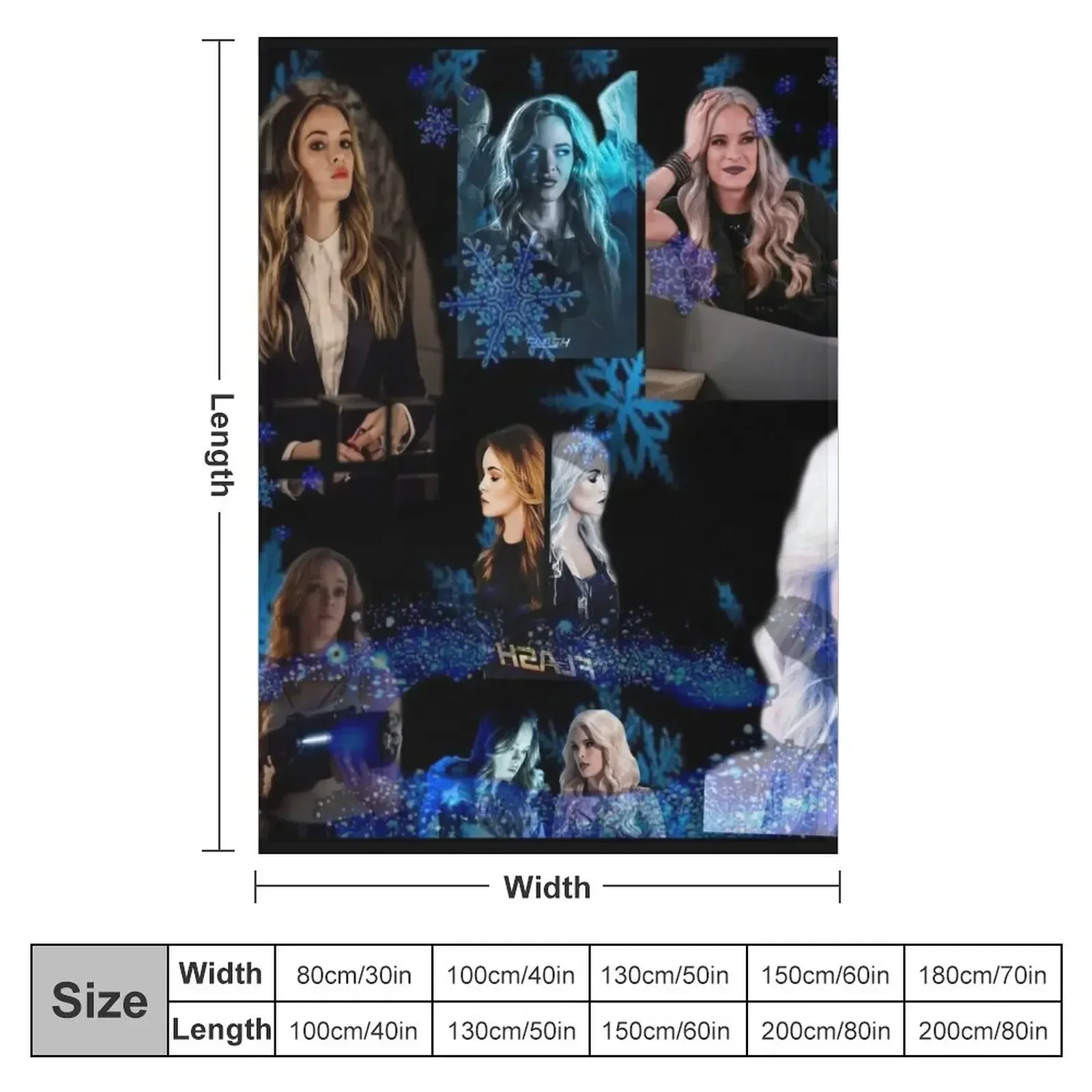 best of both killer frost and katlin snow Throw Blanket Baby Decoratives Personalized Gift Bed Fashionable Blankets