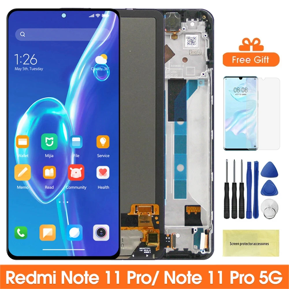 شاشة LCD لجهاز Xiaomi Redmi Note 11 Pro: تقييم ونصائح للاستخدام المثالي