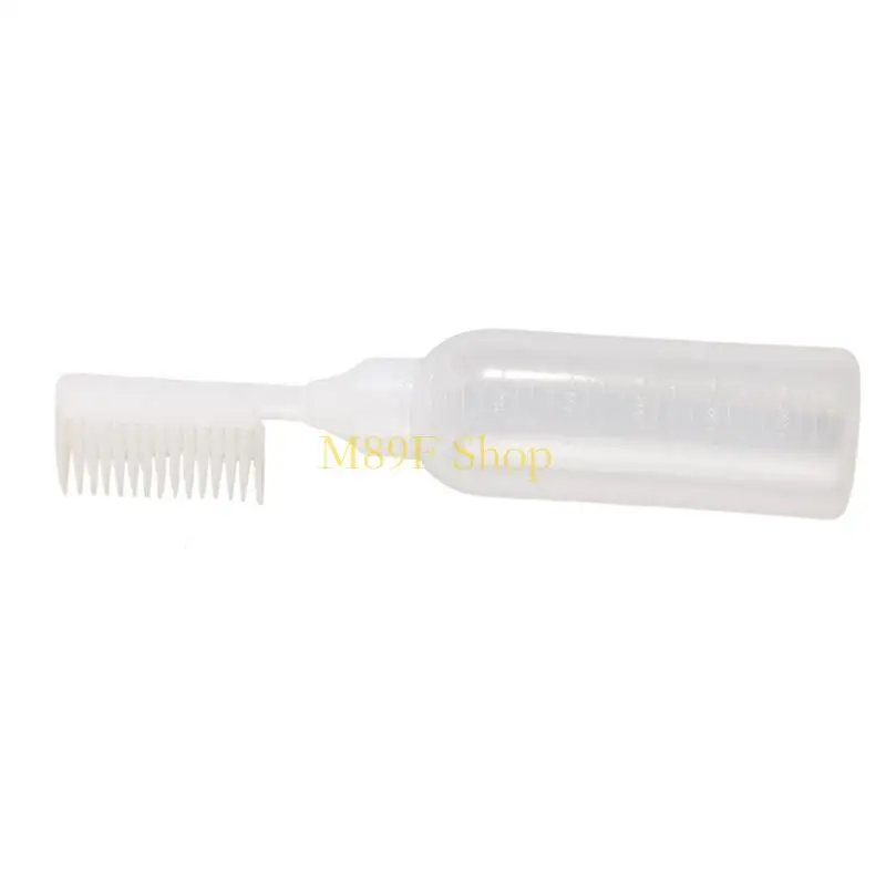 

M89F Professional Hair Colouring Comb Empty Hair Dye Bottle with Applicator Comb Dispensing Salon Hair Coloring Styling Tool