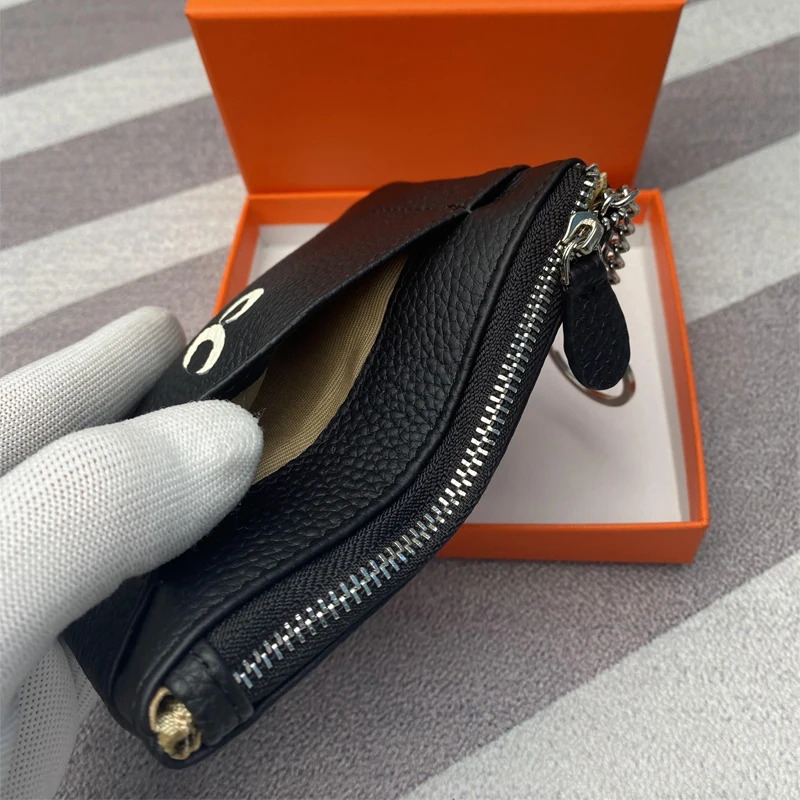 Top luxury women's top Leather Mini shell zero purse zipper leather coin bag card bag storage bag small purse