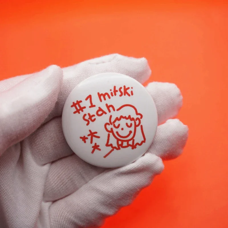 Mitski Stan  Soft Button Pin Clothes Funny Lapel  Lover Hat Fashion Cartoon Gift Badge Jewelry Decor Metal Brooch Creative