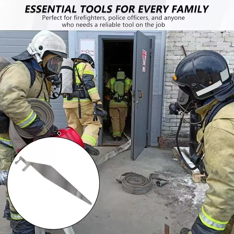 Lock Picking Fire Tool Firefighter Multitool Firefighter Tools Spring Steel Multitools Multipurpose Leverage Tool Pry Bar Tools image 4