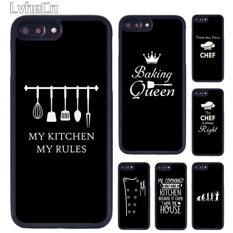 Love Baking Chef KniPhone Case For iPhone 14 15 16 13 12 Mini Max Cover For Apple 11 Pro Max 6S 8 7 Plus SE2020 plus