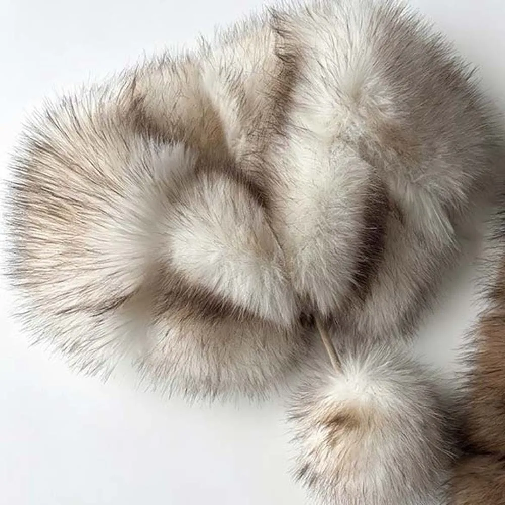 Double Sided Magnetic Fur Scarf Windproof Ultra Soft Winter Pom Scarf Skin Friendly Thick Fluffy Collar Wrap Daily Commute