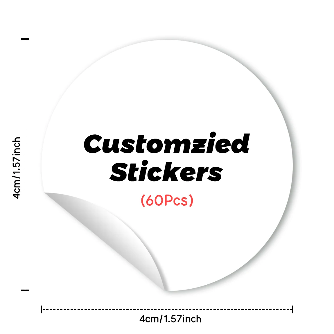 Custom Transparent Stickers Waterproof Clear Labels Personalized Logo Text Decals for Bottle Jar Packaging