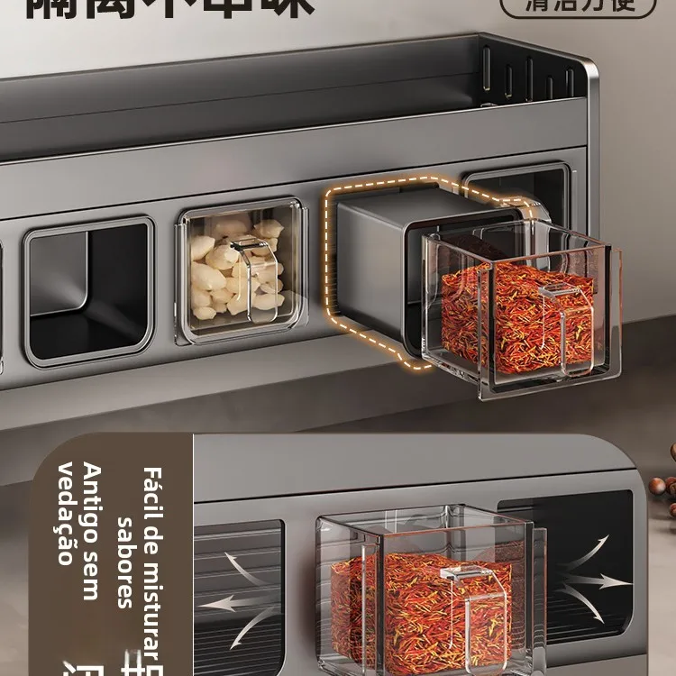 Etagere-a-epices-murale-sans-percage-ensemble-combine-d'epices-multifonction-boite-a-epices-recipient-usage-domestique-marque