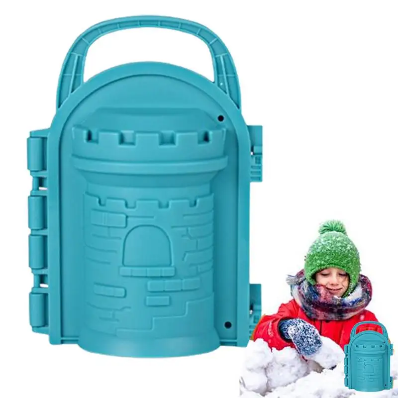 

Snow Toys Snow Sculpture Molds Winter Snow Toys Cartoon 3D Snow Castle Molds Winter Snow Fort Maker Toy For Kids Outdoor