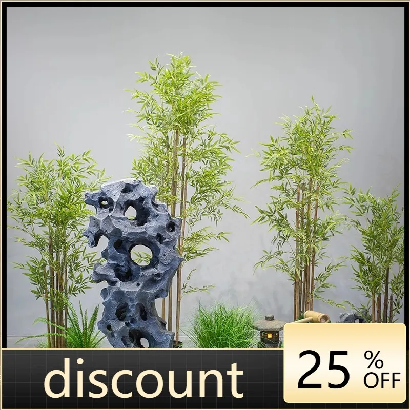 LH simulated bamboo landscaping screen partition interior decoration fake bamboo green plant landscape