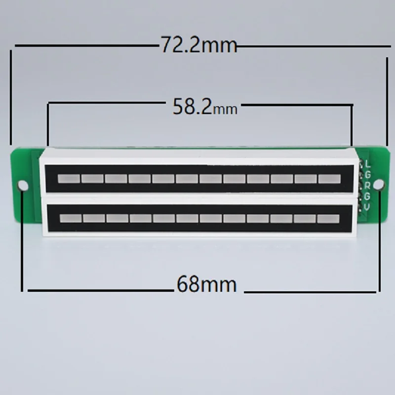 LINK1-Indicateur de Niveau pour Touristes, VU-mètre, Musique, Audio, Carte d'Amplificateur Stéréo, Mode AGC, 12 Niveaux