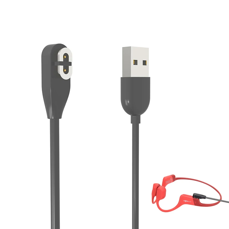 USB Charger Power Cable For AfterShokz Aeropex AS800/AS810/AS803/ASC100SG OpenComm ASC100/C102 Shokz OpenRun Pro Mini Headphone