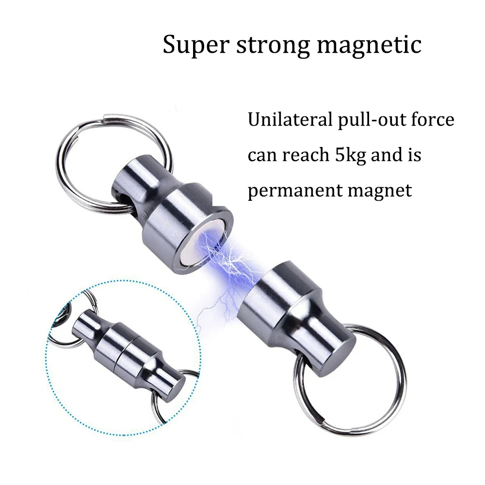 Super Strong Magnets Neodymium Magnets Fishing Magnetic Tool Fly Fishing Retractor Release Clip Keychain Magnets Fishing Clip