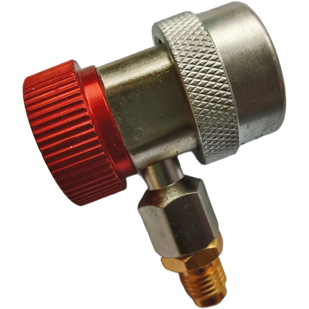 Auto AC Quick Coupler Adjustable High Low Pressure Pair For R134A Cooling Agent System With Copper Alloy Valve Body For Service