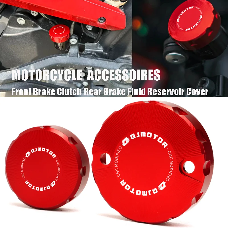 

For QJMOTOR QJ SRT 800/800X/800SX/800SRT 800 X/SX Motorcycle Accessories Front Brake Clutch Rear Brake Fluid Reservoir Cover