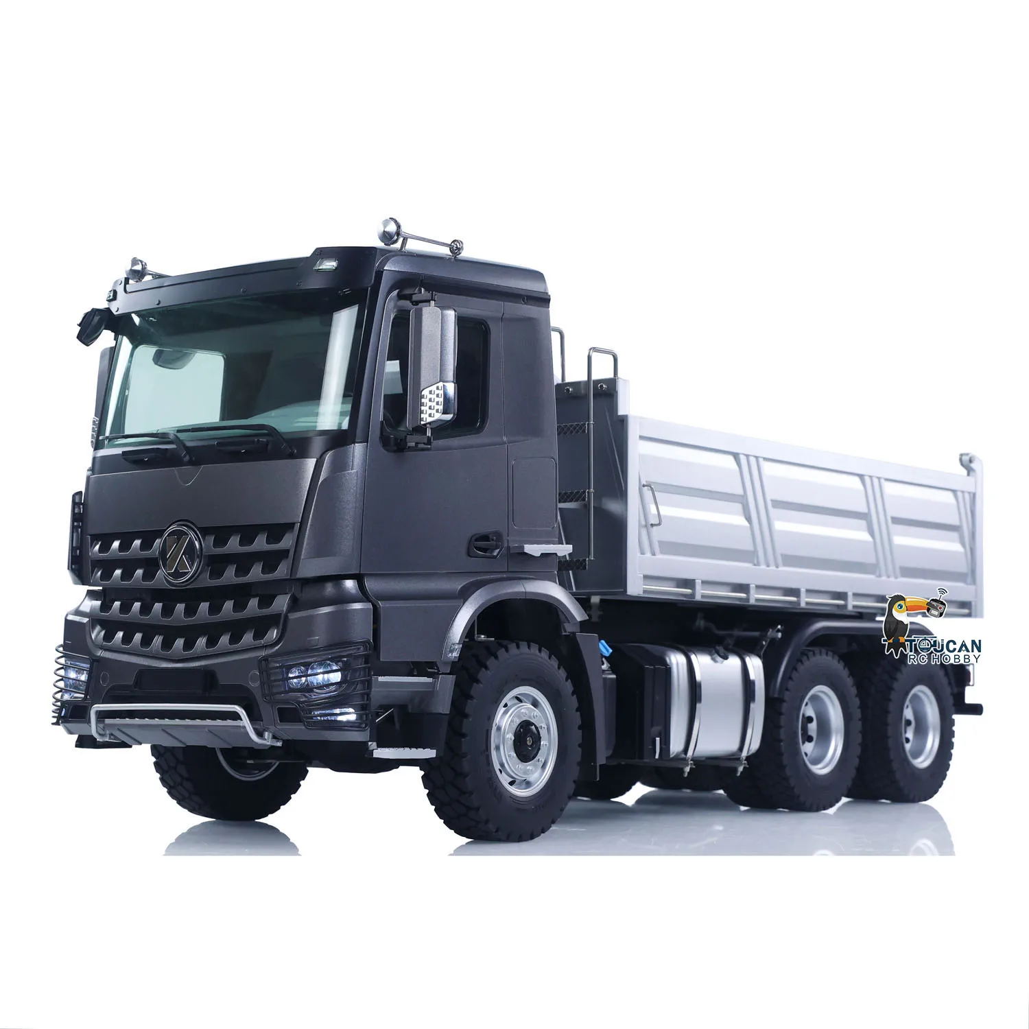 1/14 RTR Nuovo 2.4G RC Sollevamento Elettrico Dumper 5702 Modello 6×6 Telecomando Ribaltabile Asta di Sollevamento Veicolo Suono Luce Motore Auto giocattolo